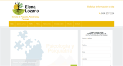 Desktop Screenshot of elenalozano.com