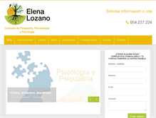 Tablet Screenshot of elenalozano.com